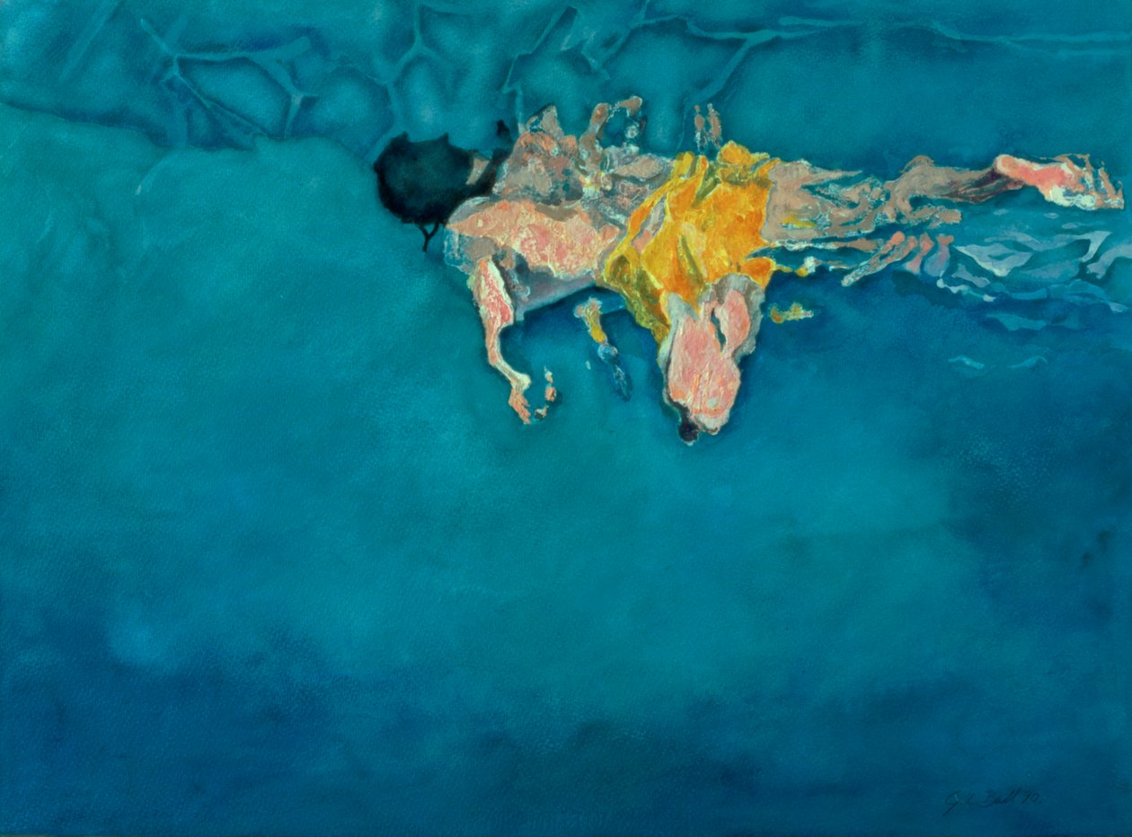 Swimmer in Yellow, 1990 alkotó: Gareth Lloyd Ball