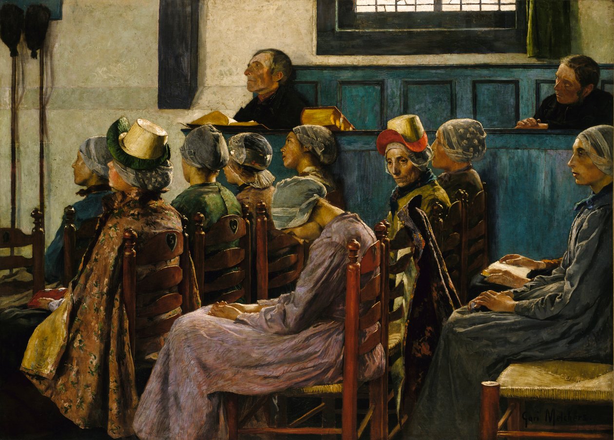 A prédikáció alkotó: Gari Melchers
