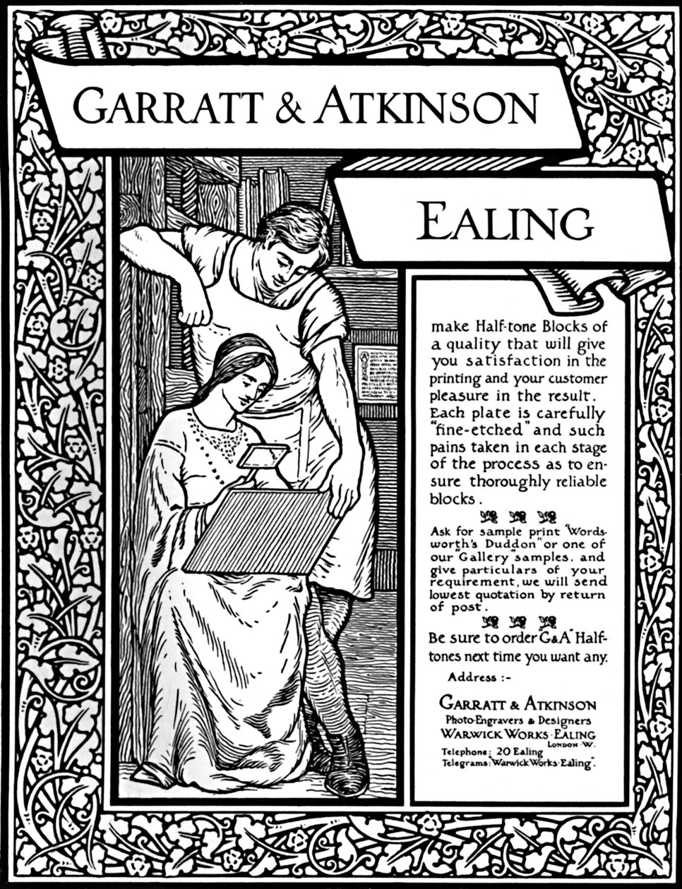 Garratt és Atkinson reklám, 1907 alkotó: Garratt and Atkinson