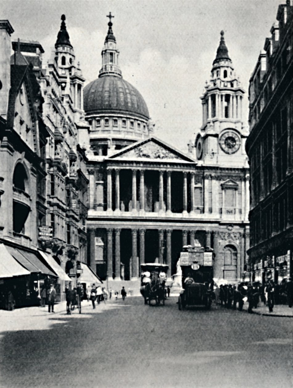 St. Pauls, Ludgate Hill, 1919 alkotó: Garratt and Atkinson