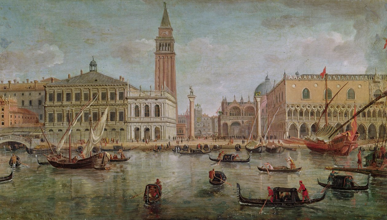 Velence látképe, 1719 alkotó: Gaspar van Wittel