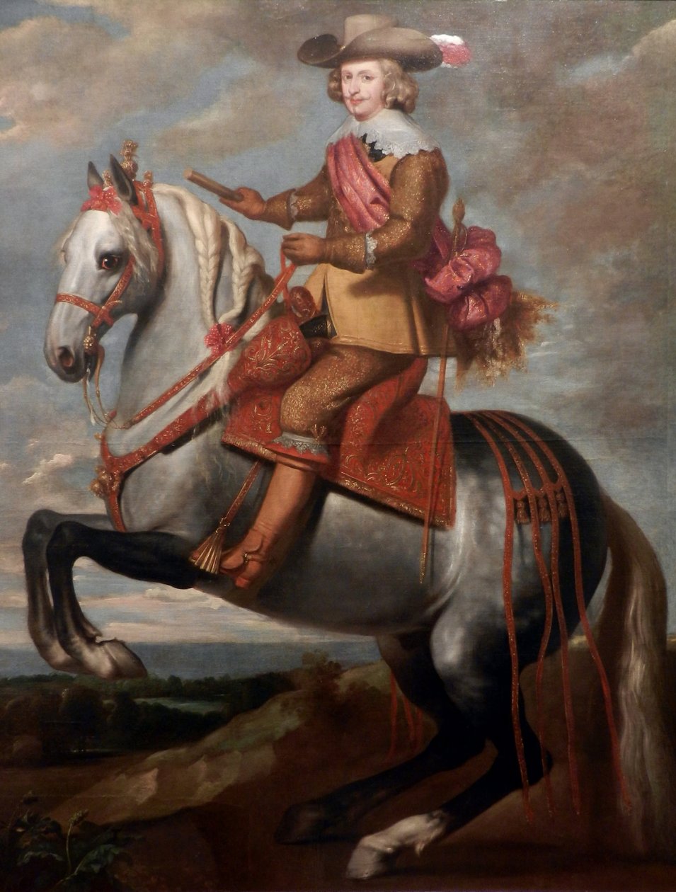 Don Fernando osztrák csecsemő-bíboros lovas festménye alkotó: Gaspar De Crayer