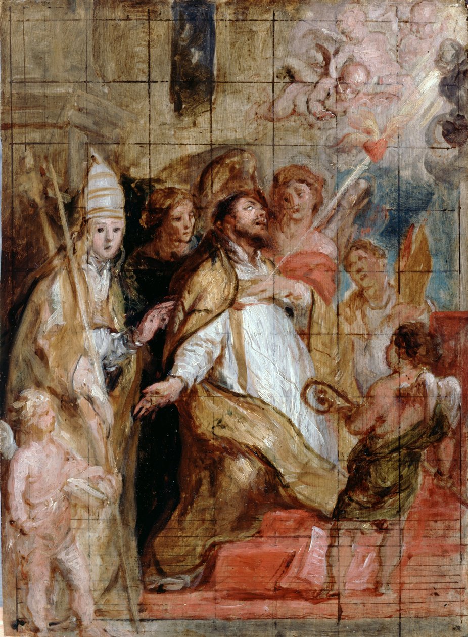 Szent Ágoston az eksztázisban alkotó: Gaspar De Crayer