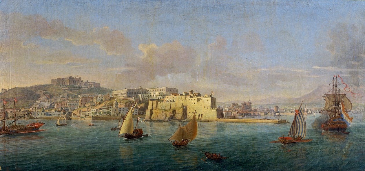 Kilátás Nápolyra alkotó: Gaspar van Wittel
