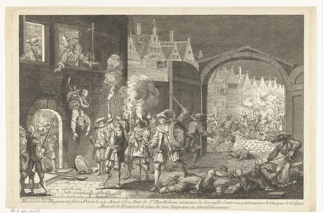 Bartholomeusnacht, 1572 alkotó: Gaspar Bouttats