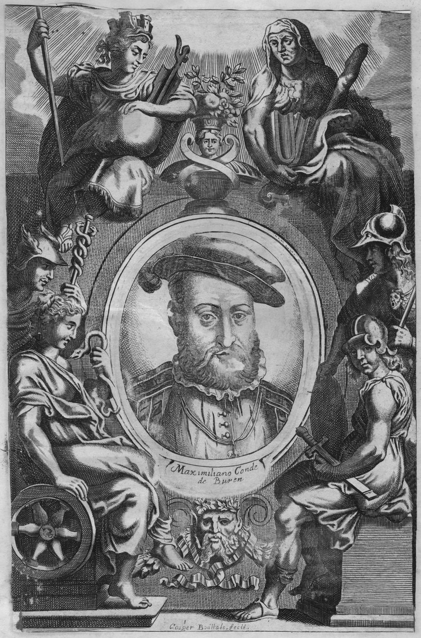 Maximiliano Conde de Buren, 17. század közepe-vége. alkotó: Gaspar Bouttats