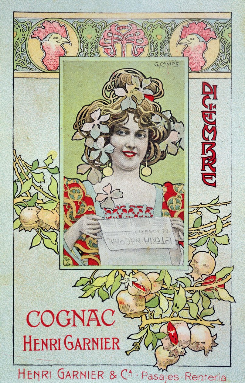 December, a Henri Garnier & Co. naptárából. alkotó: Gaspar Camps Junyent