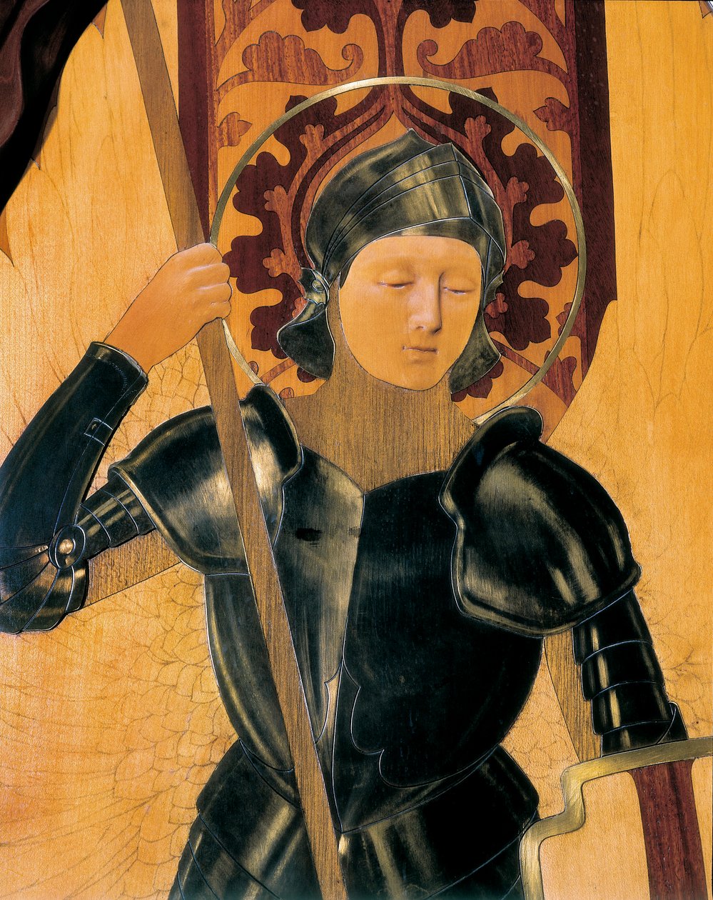 Szent György, Gaspar Homar i Mesquida (1870-1955) fejlécének részlete. alkotó: Gaspar Homar i Mesquida