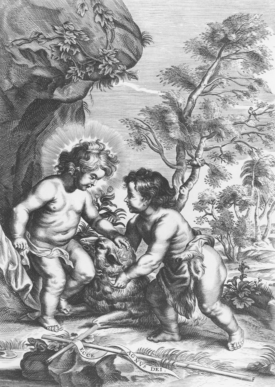 Krisztus és Keresztelő János alkotó: Gaspar Huberti