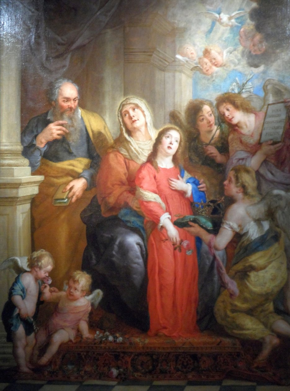 Mária bevezetése a templomba alkotó: Gaspar De Crayer