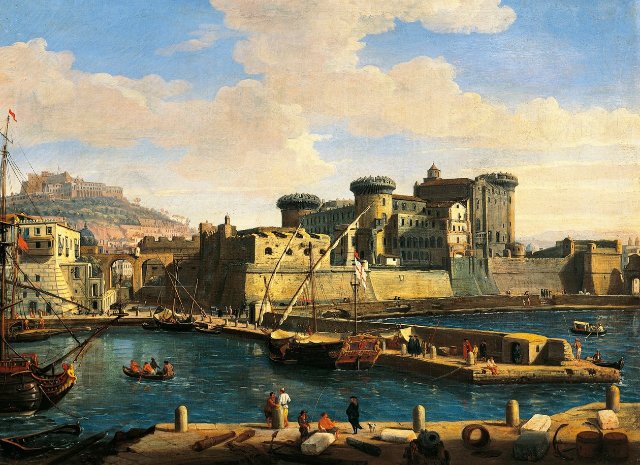 Docklands Nápolyban alkotó: Gaspar van Wittel