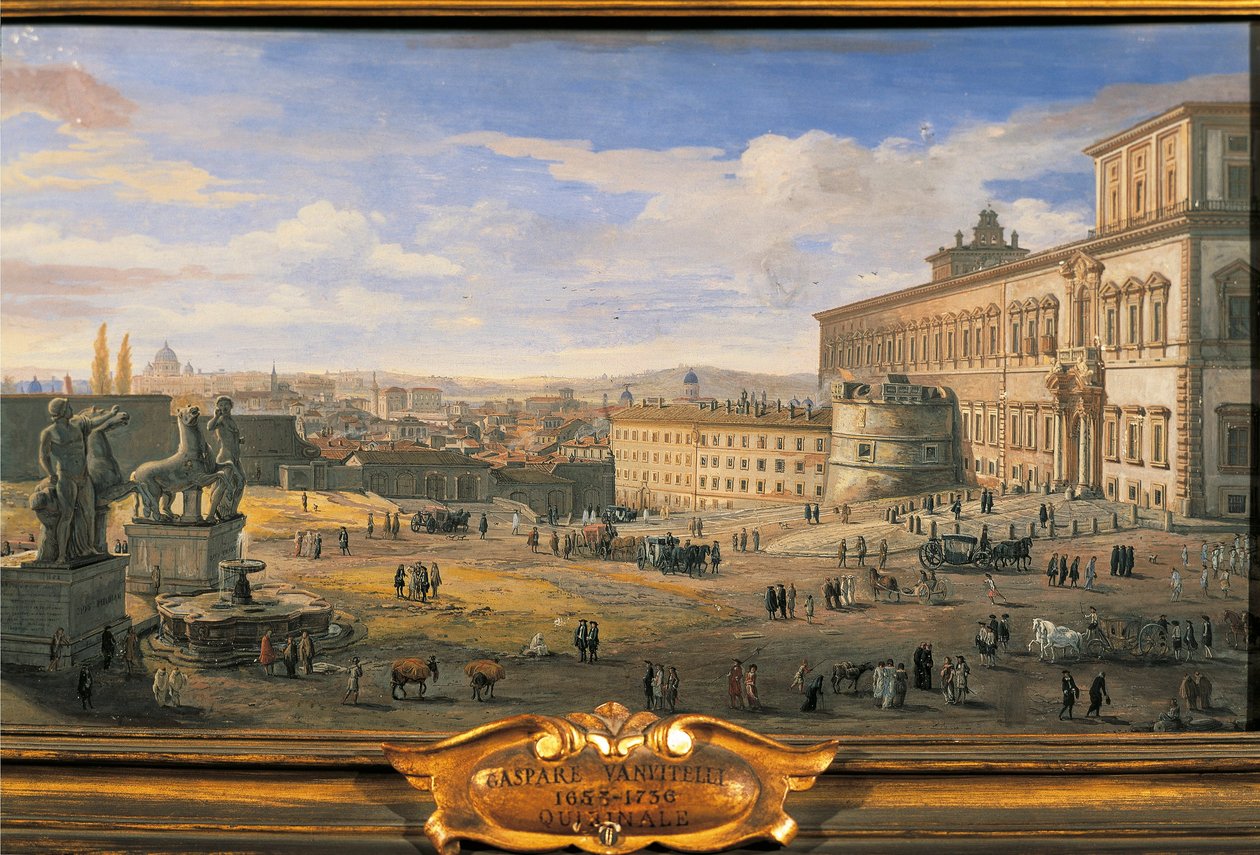 Olaszország, Róma, a Quirinal palota alkotó: Gaspar van Wittel