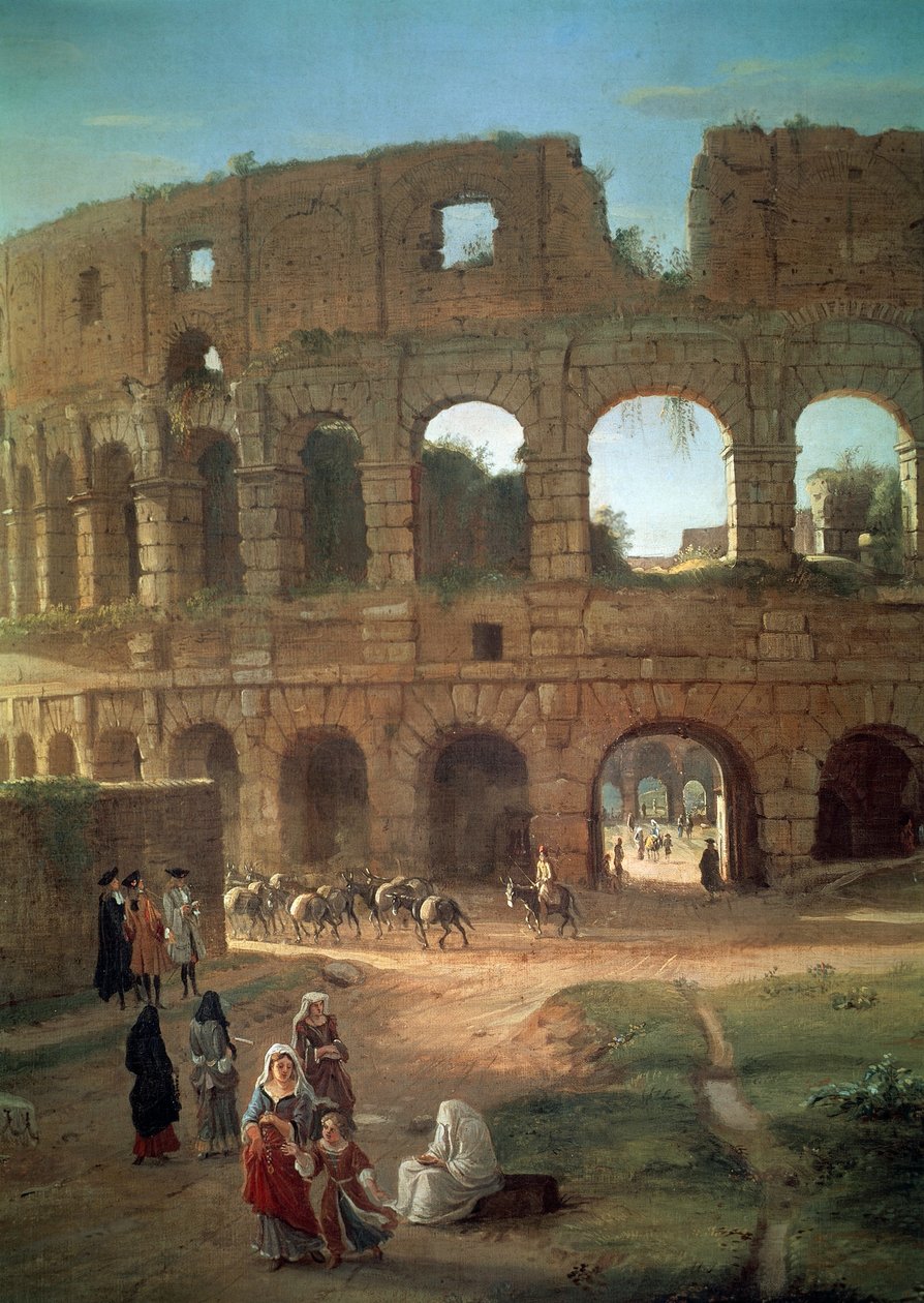 A Colosseum – Gaspar van Wittel (1652 vagy 1653-1736), részlet alkotó: Gaspar van Wittel
