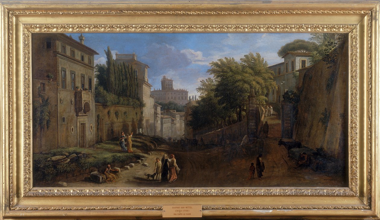 Via Capo le Case alkotó: Gaspar van Wittel