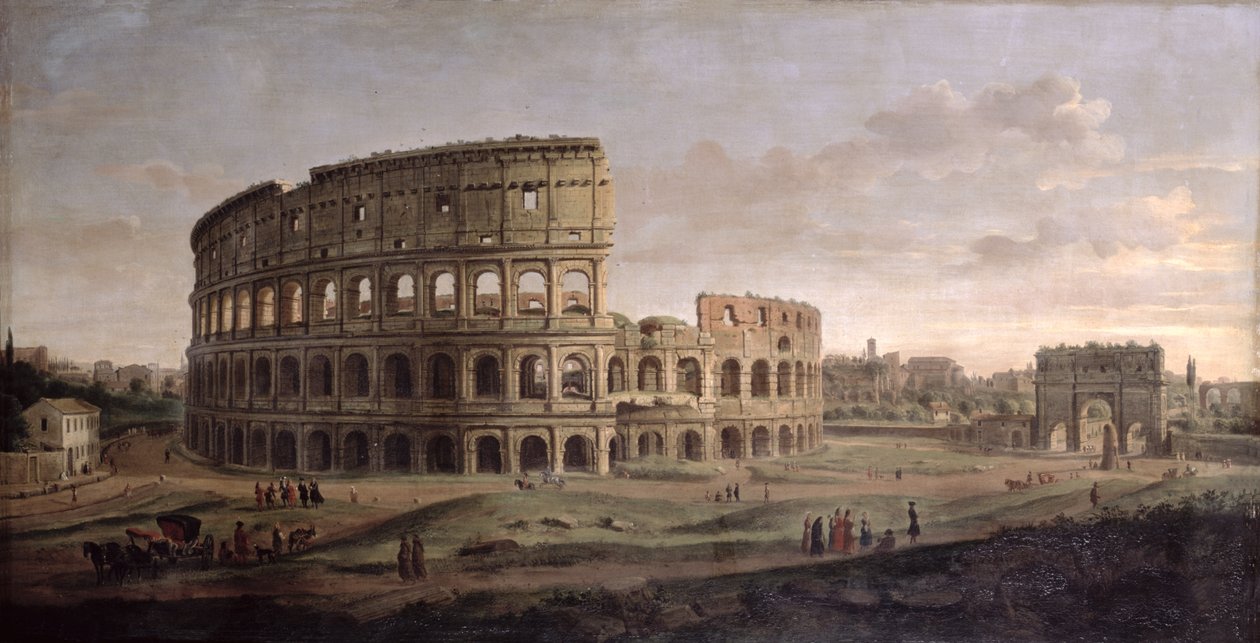 Colosseum (olaj, vászon) alkotó: Gaspar van Wittel