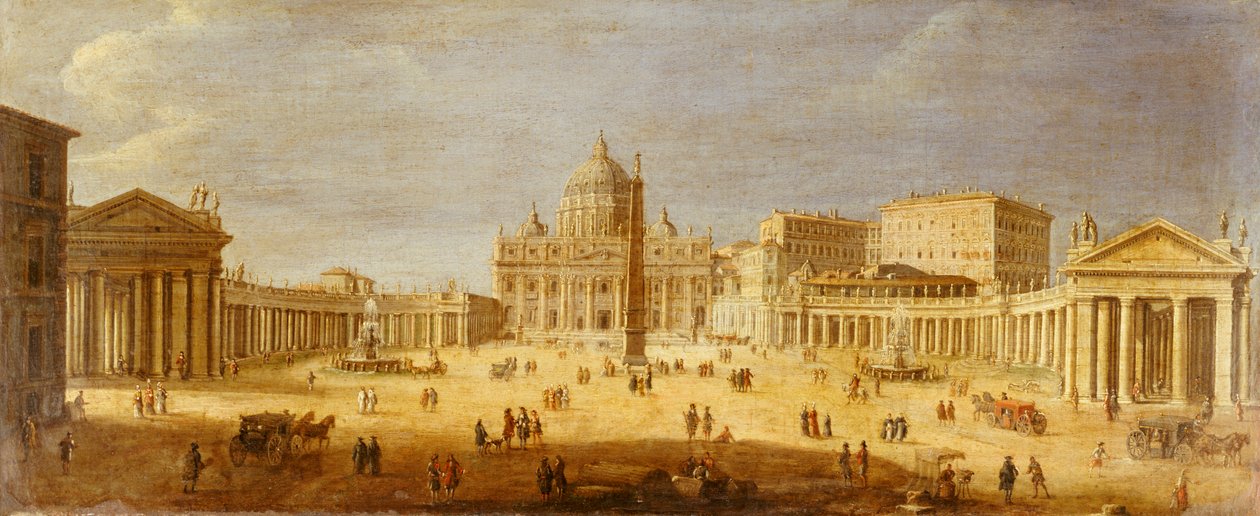 Szent Péter tér, Róma alkotó: Gaspar van Wittel