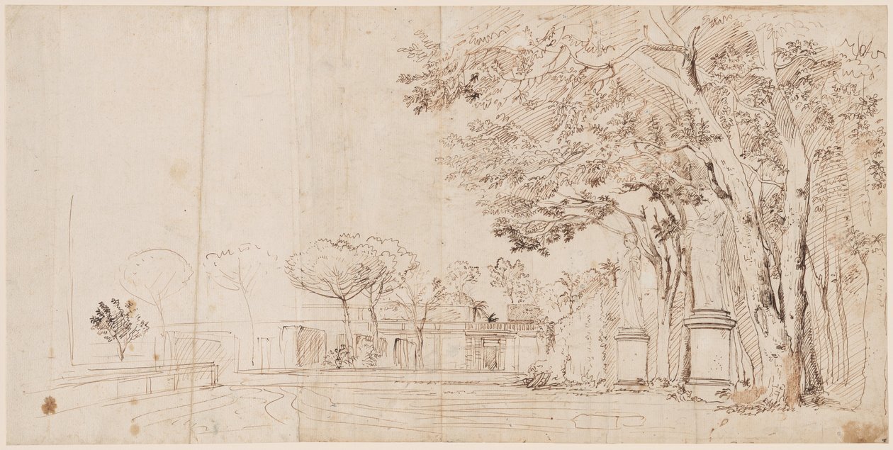 A Medici-villa kertjei alkotó: Gaspar van Wittel