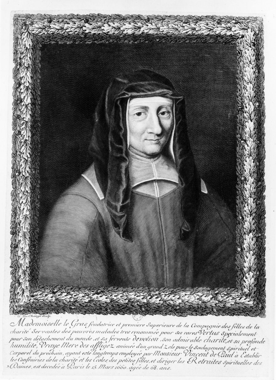 Louise de Marillac portréja alkotó: Gaspard Duchange