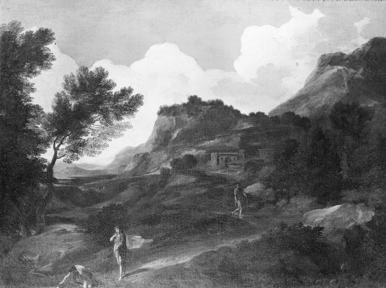 Hegyvidéki táj alkotó: Gaspard Poussin Dughet