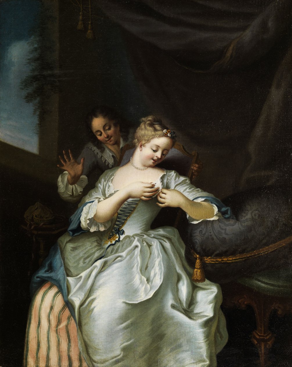 Galante Szene. alkotó: Gaspard Gresly