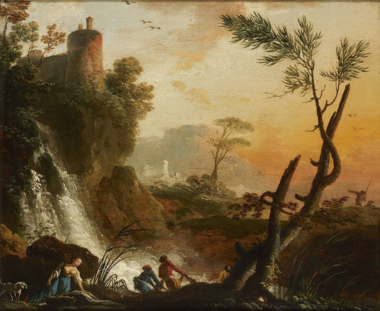 Táj romokkal alkotó: Gaspard Jean Lacroix