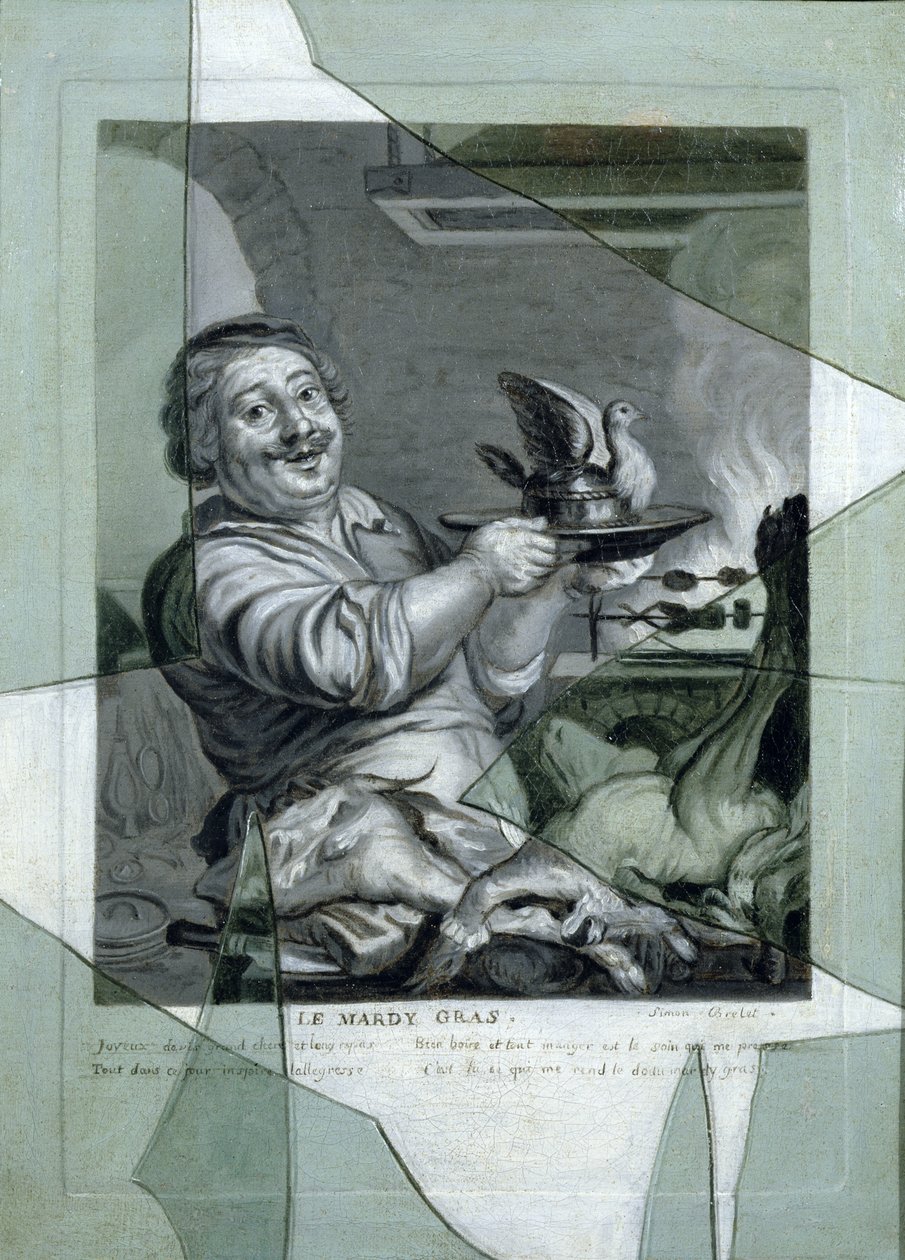 Mardi Gras, Joachim von Sandrart (1606-88) metszete után alkotó: Gaspard, or Gabriel Gresely
