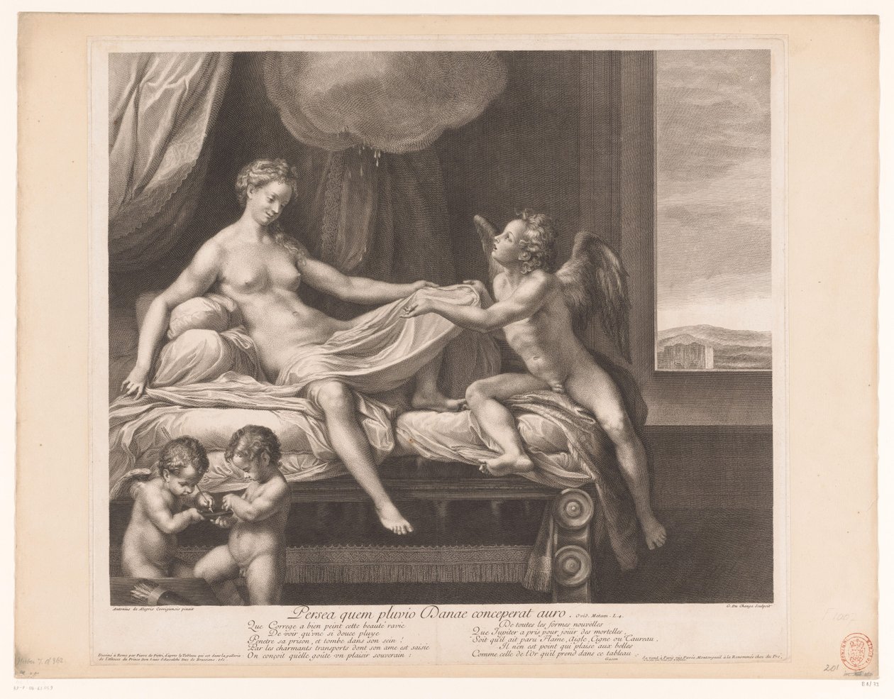 Jupiter és Danaë alkotó: Gaspard Duchange