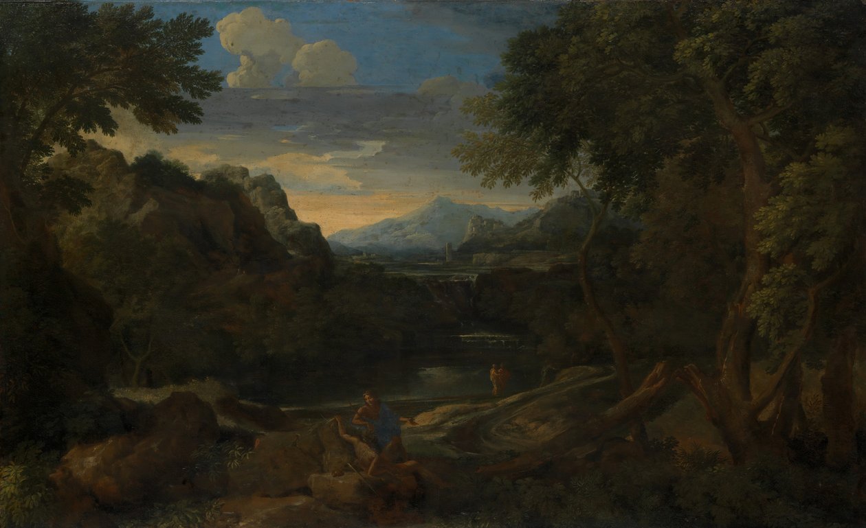 Képzeletbeli táj. alkotó: Gaspard Dughet