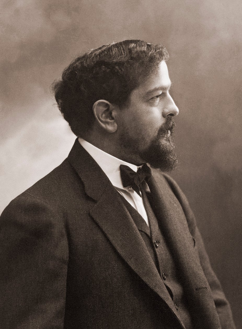 Francia zeneszerző (1862-1918) Claude Debussy - Claude Debussy (1862-1918) francia zeneszerző portréja 1908 - fotó Nadar. alkotó: Gaspard Felix Tournachon Nadar