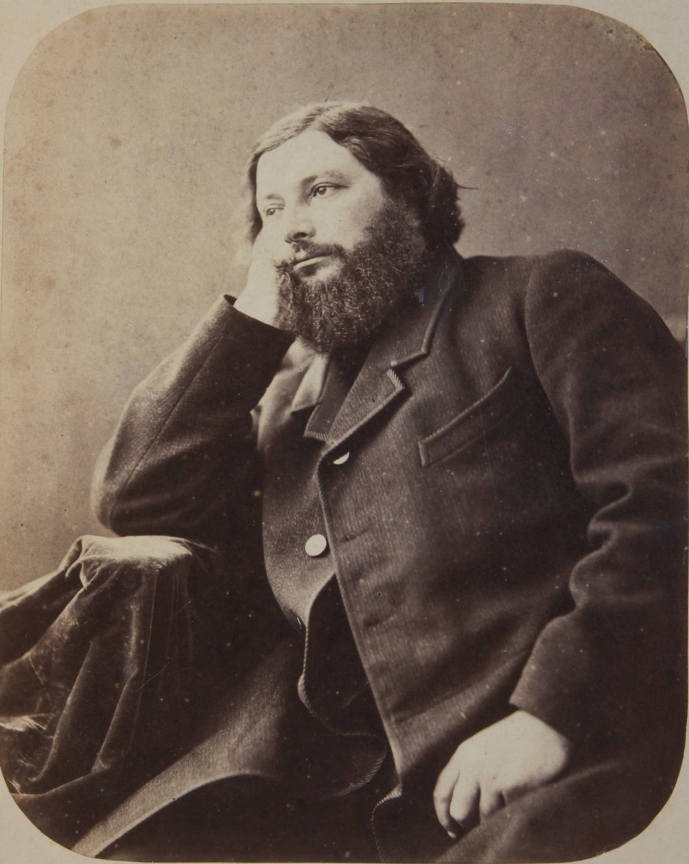 Gustave Courbet, 1866 körül. alkotó: Nadar