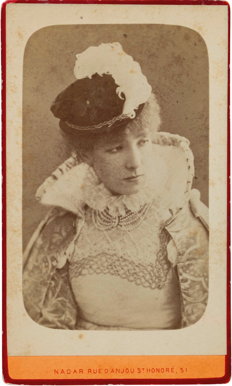 Sarah Bernhardt portréja 1844-1923, 1865 körül. alkotó: Gaspard Félix Nadar