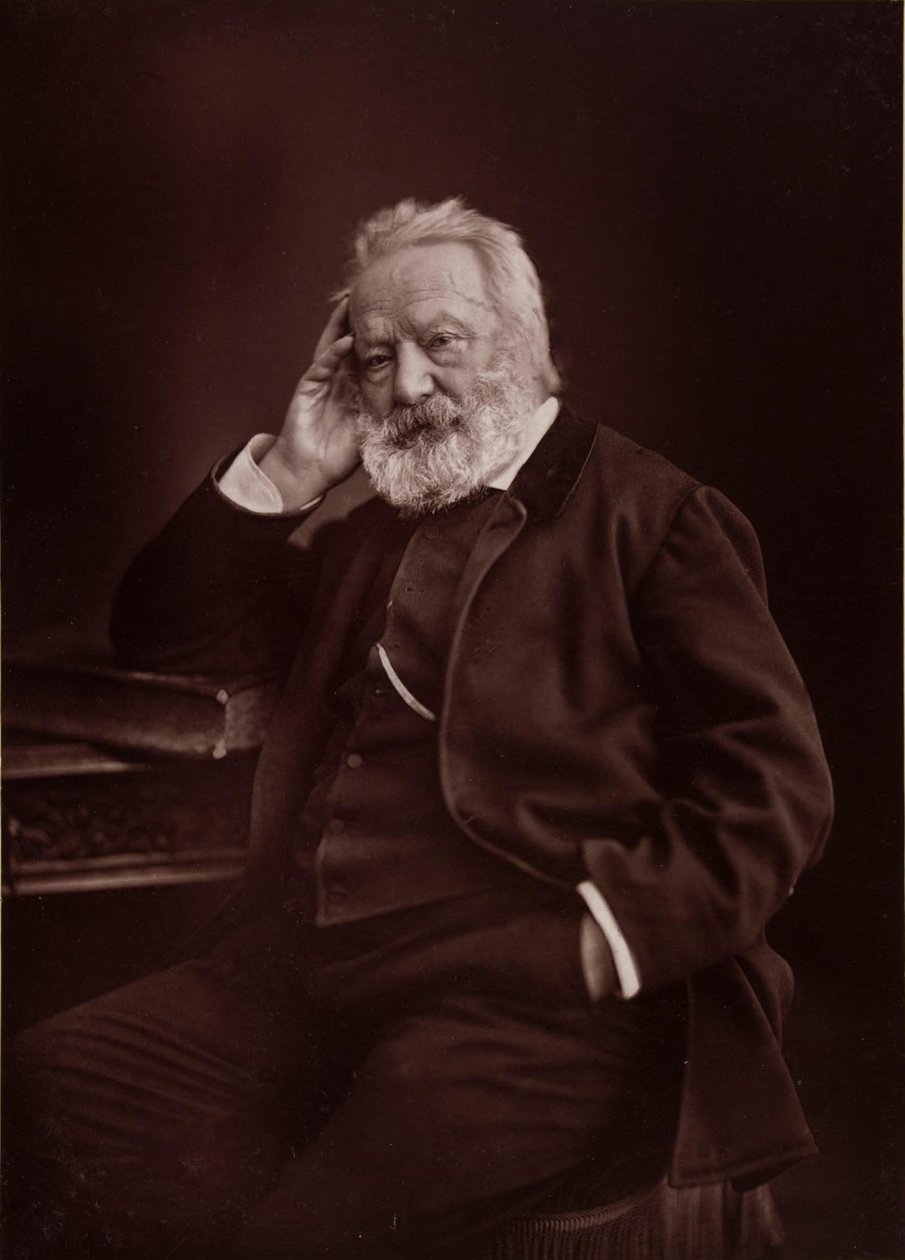 Victor Hugo portréja 1802-1885, 1878. alkotó: Gaspard Félix Nadar