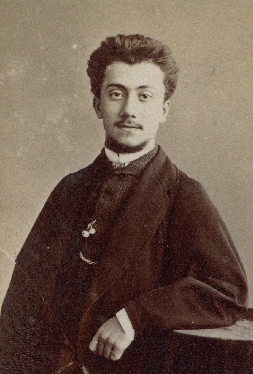 Alexandre Luigini zeneszerző portréja 1850-1906. alkotó: Gaspard Félix Nadar