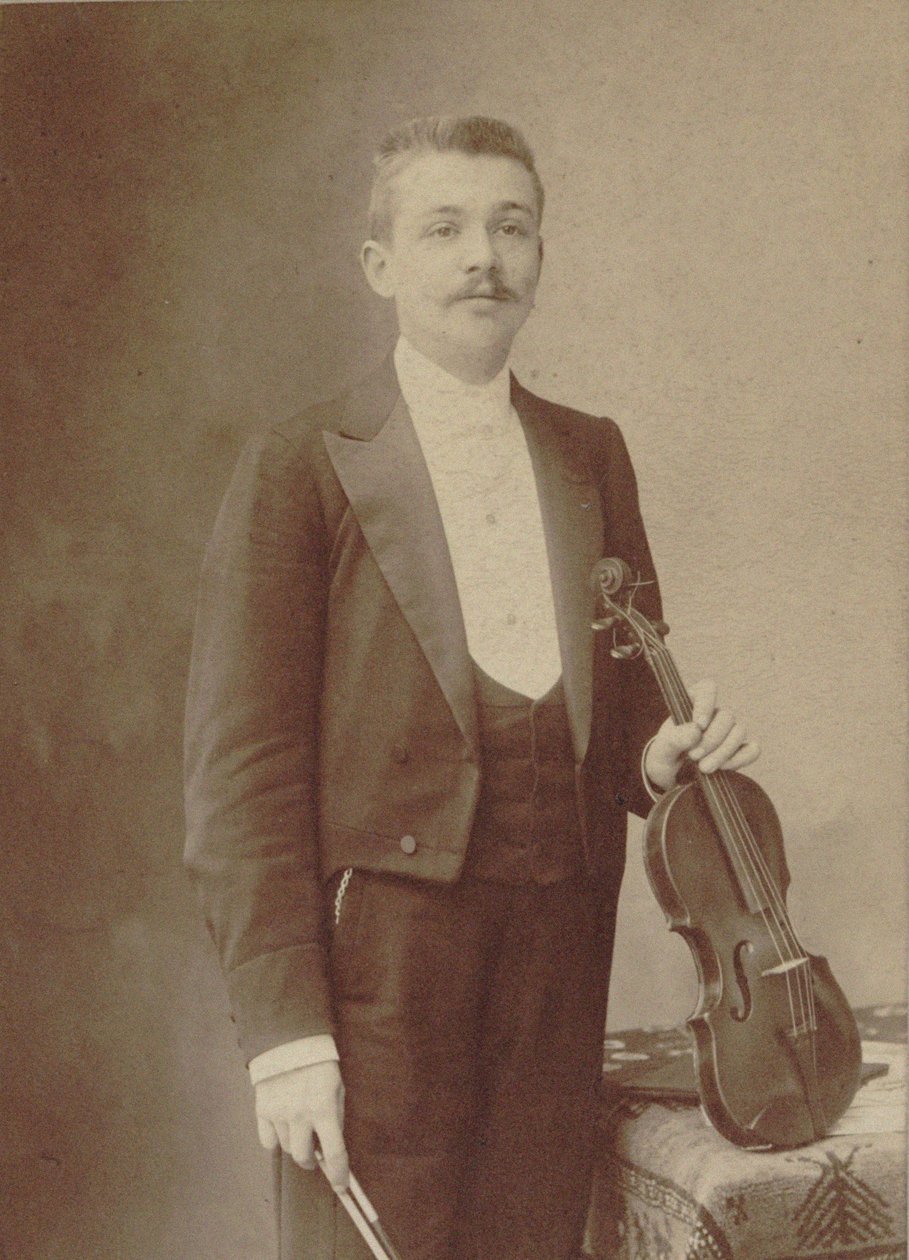 Henri Marteau hegedűművész és zeneszerző portréja 1874-1934. alkotó: Gaspard Félix Nadar