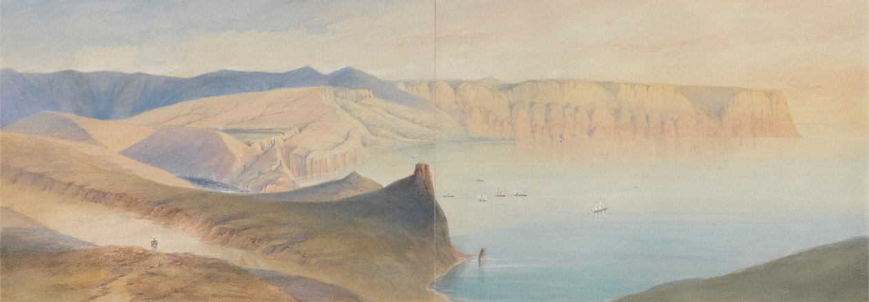 Az Aia-fok és a Balaklava-öböl, 1854 alkotó: Gaspard Le Marchant Tupper