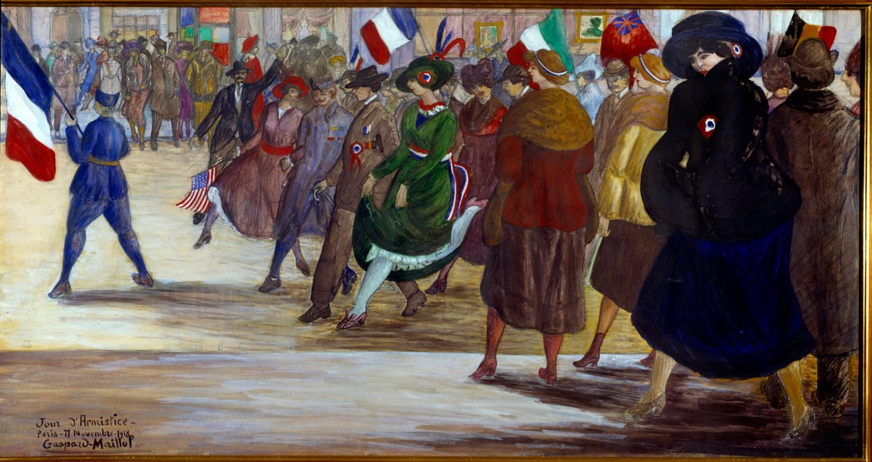 A fegyverszünet napja (november 11 alkotó: Gaspard Maillol