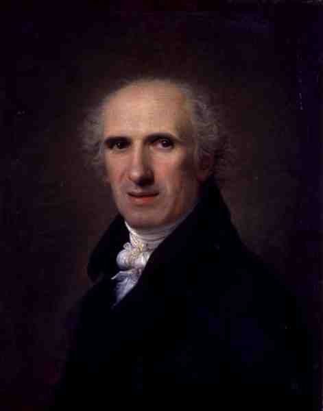 Antonio Canova (1757-1822) portréja (olaj, vászon) alkotó: Gaspare Landi