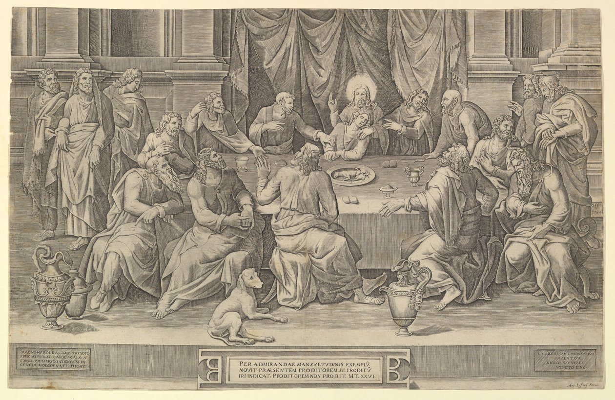 Az utolsó vacsora, 1564. alkotó: Gaspare Osello