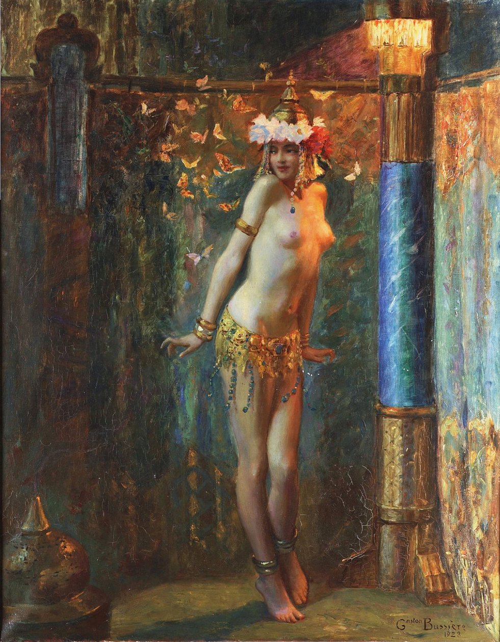 Salome tánca vagy a pillangó dorn alkotó: Gaston Bussiere