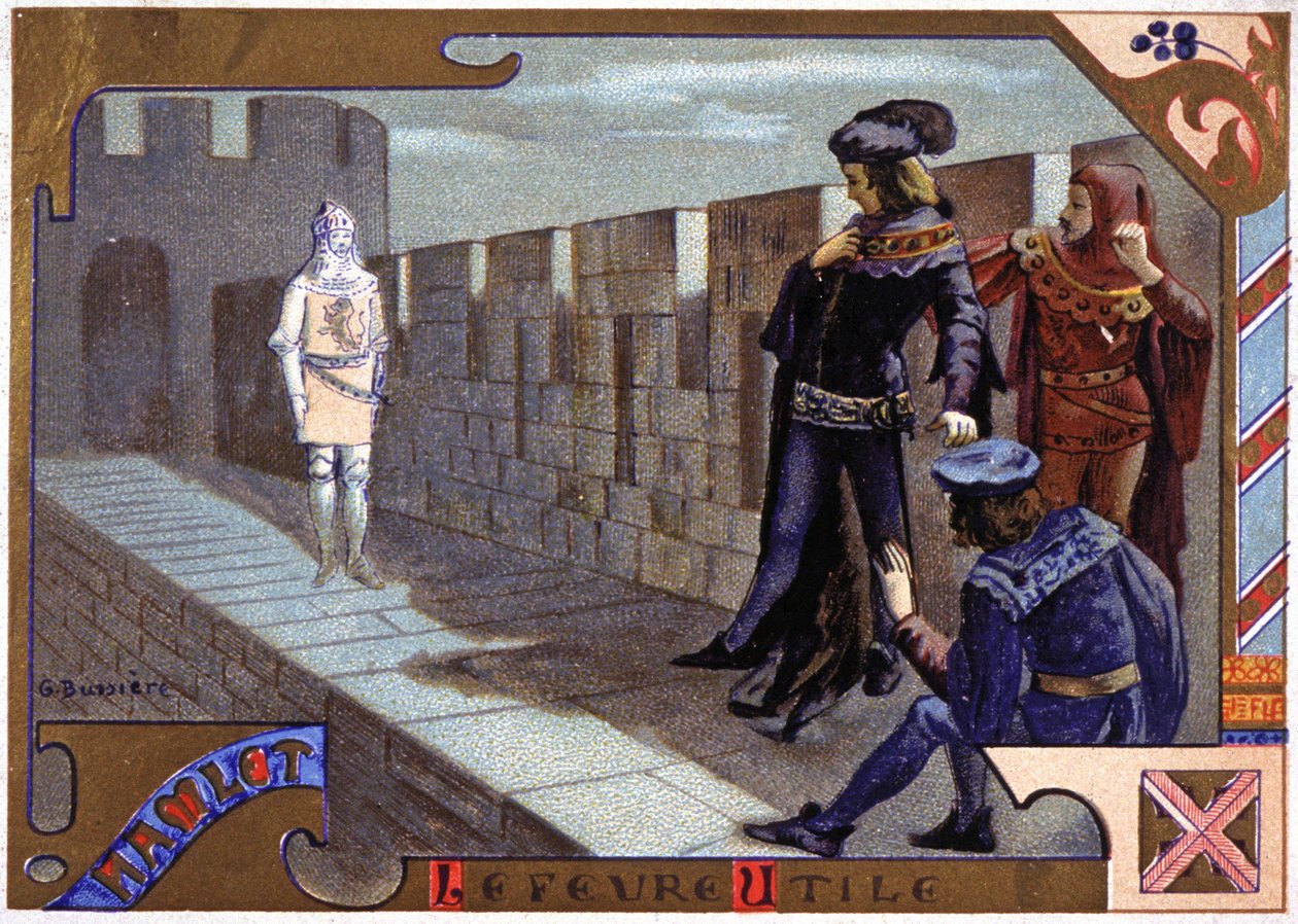 Hamletnek megjelenő apja szelleme alkotó: Gaston Bussiere