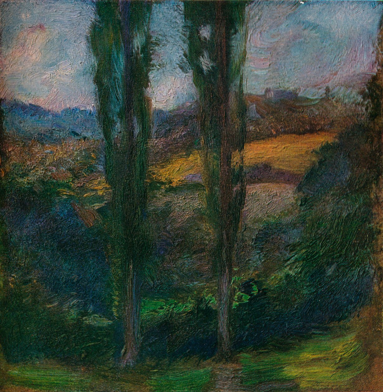 Nyárfa Normandia, c1905 alkotó: Gaston La Touche