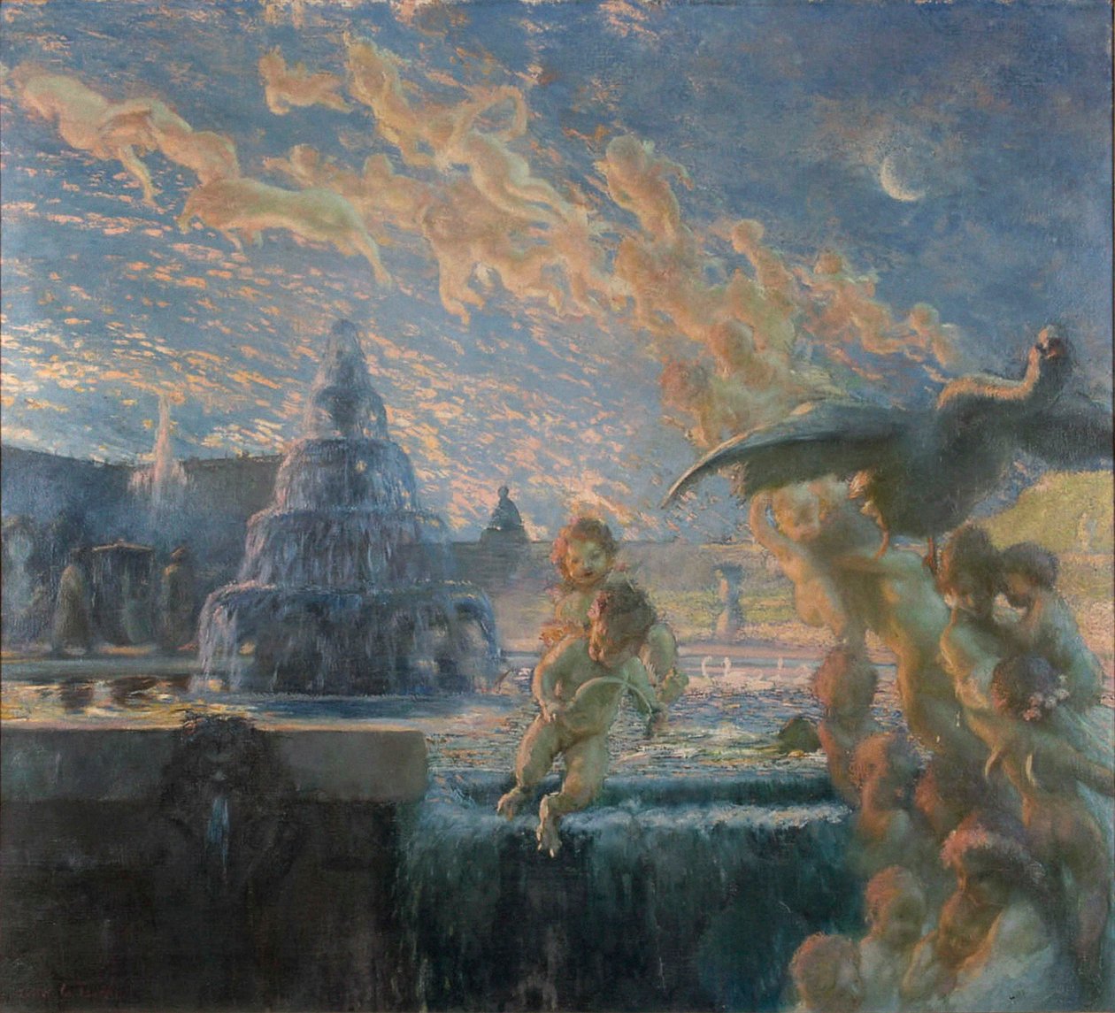 Hajnal. alkotó: Gaston La Touche de