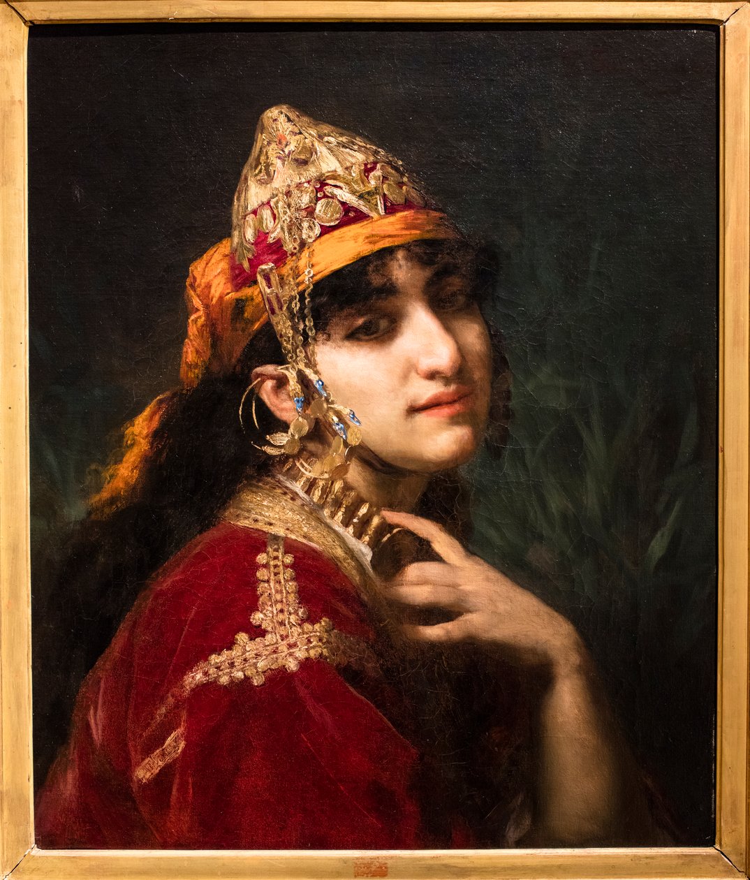 Halima (olaj, vászon) alkotó: Gaston Saintpierre