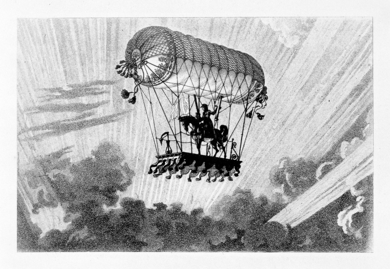 Aerostat, 1887 alkotó: Gaston Tissandier
