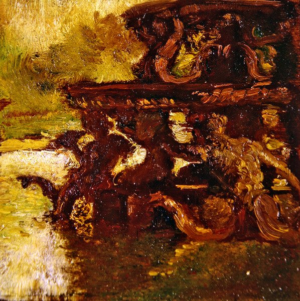 Kerti jelenet alkotó: Gaston de la Touche