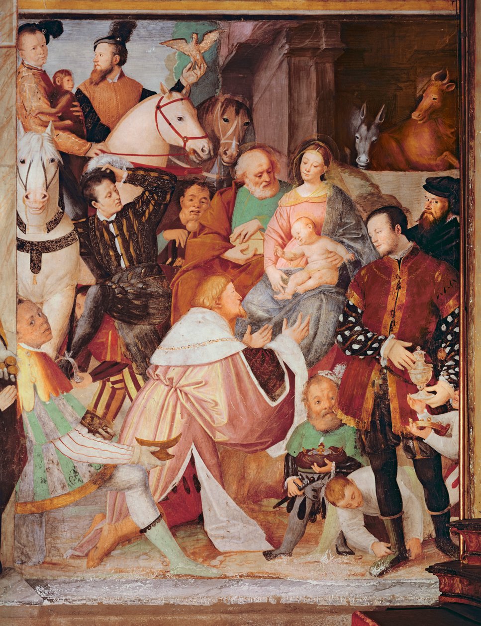 Mágusok imádása, 1532-35 körül alkotó: Gaudenzio Ferrari