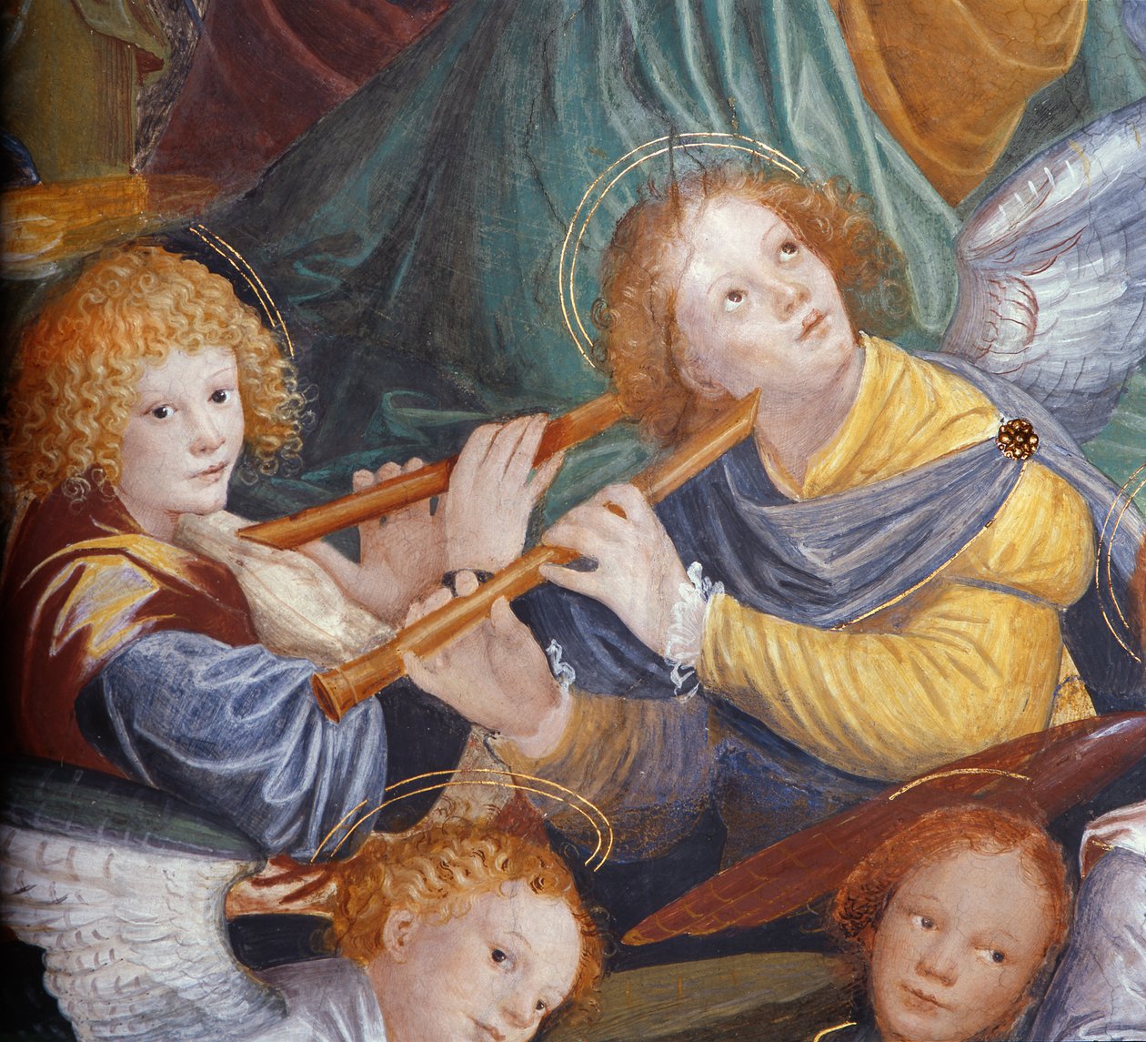 The Concert of Angels, 1534-36 (részlet) (lásd: 175762) alkotó: Gaudenzio Ferrari