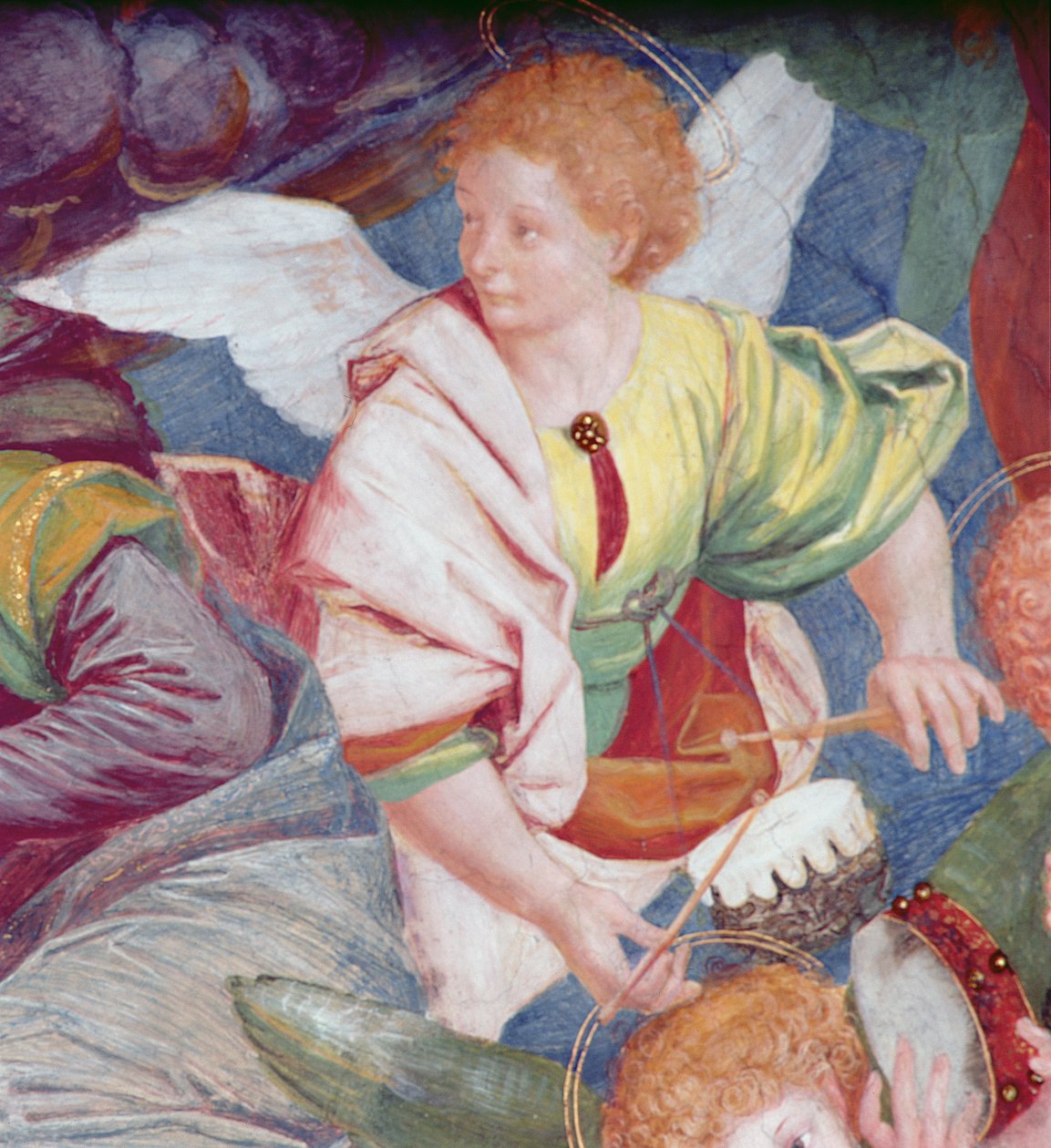 The Concert of Angels, 1534-36 (részlet) (lásd: 175762) alkotó: Gaudenzio Ferrari