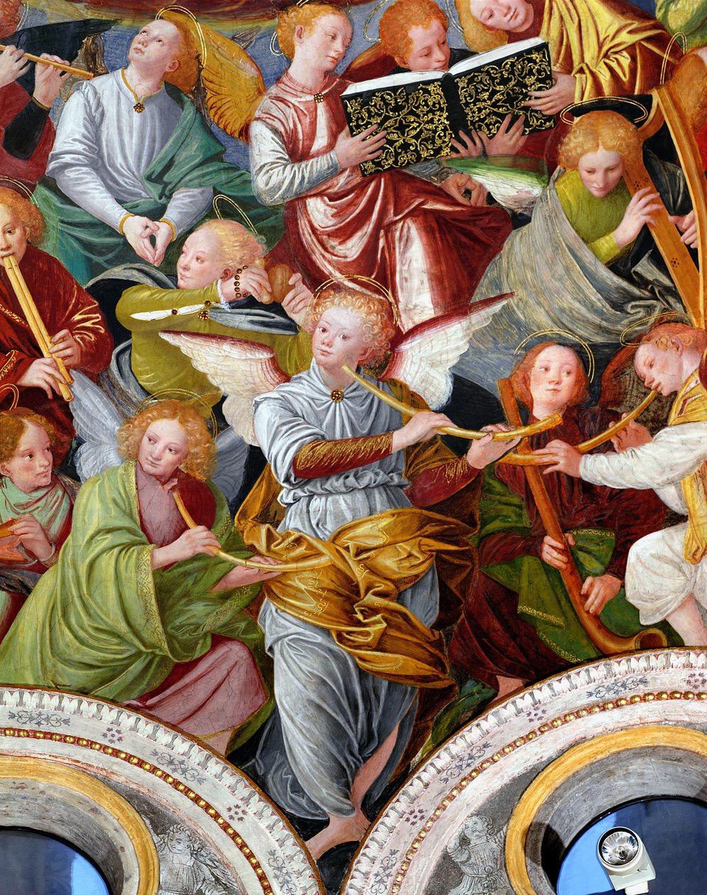 The Concert of Angels, 1534-36 (részlet) (lásd: 175762) alkotó: Gaudenzio Ferrari