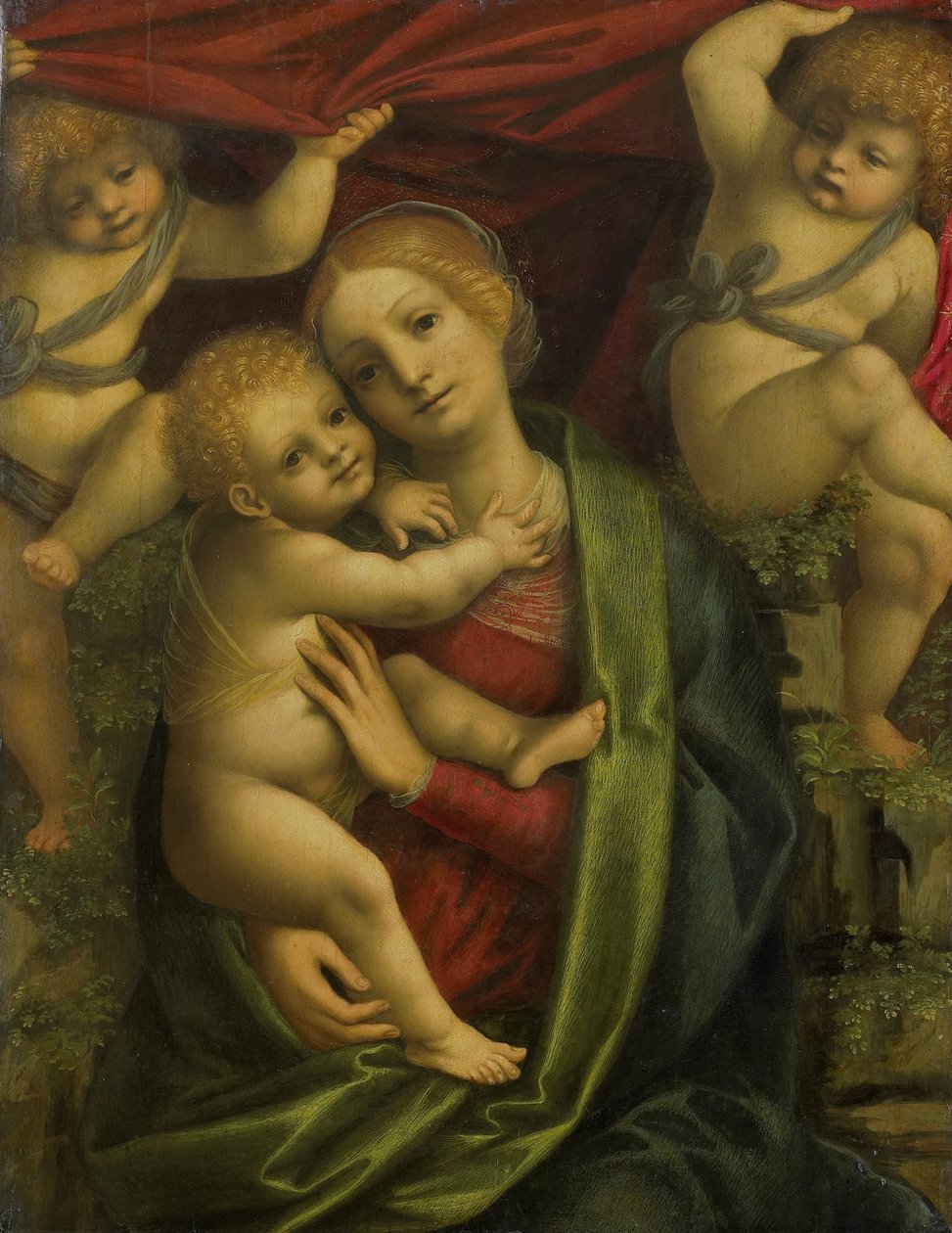 Madonna és gyermeke alkotó: Gaudenzio Ferrari (workshop of)